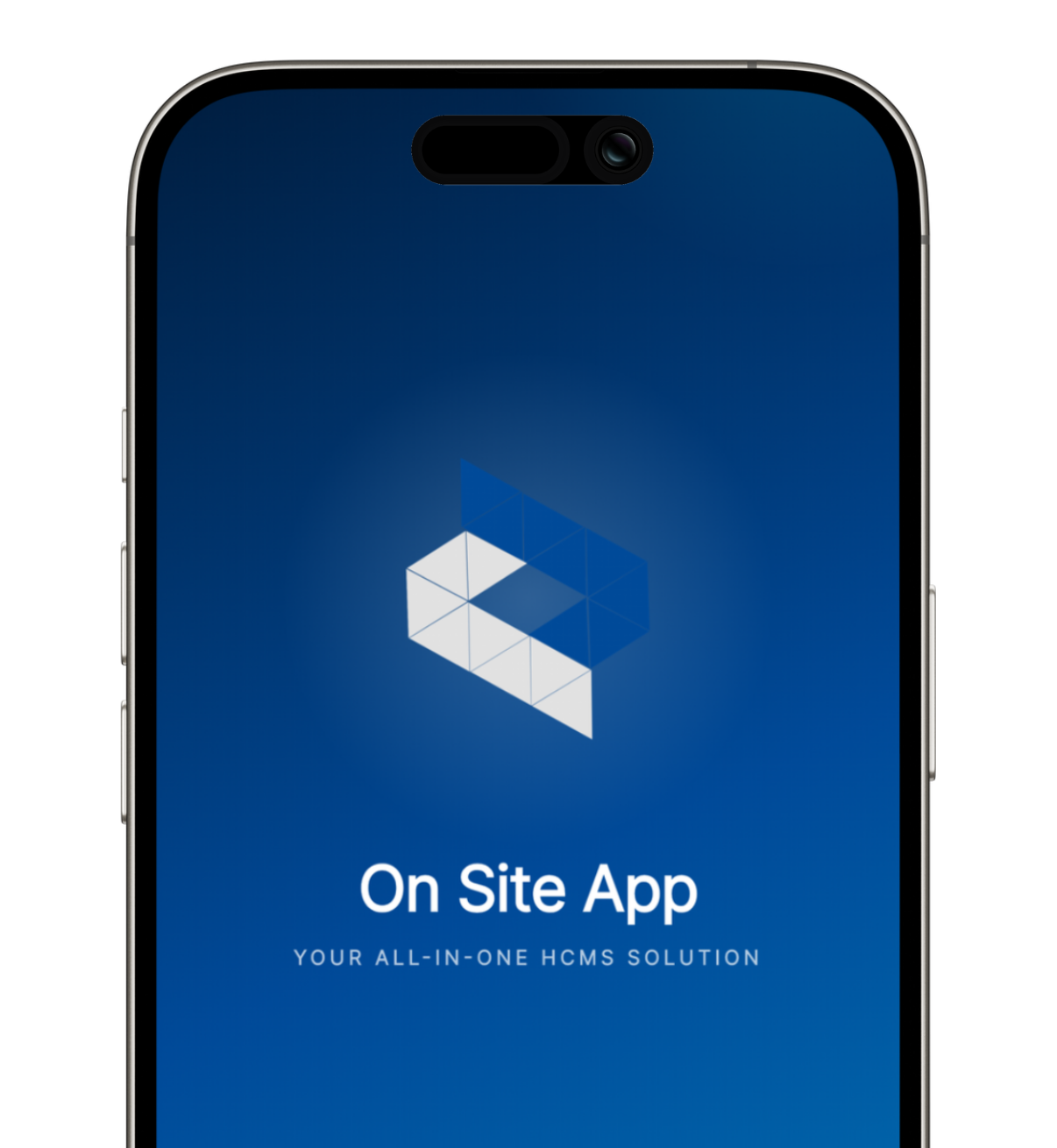 On Site App on iPhone